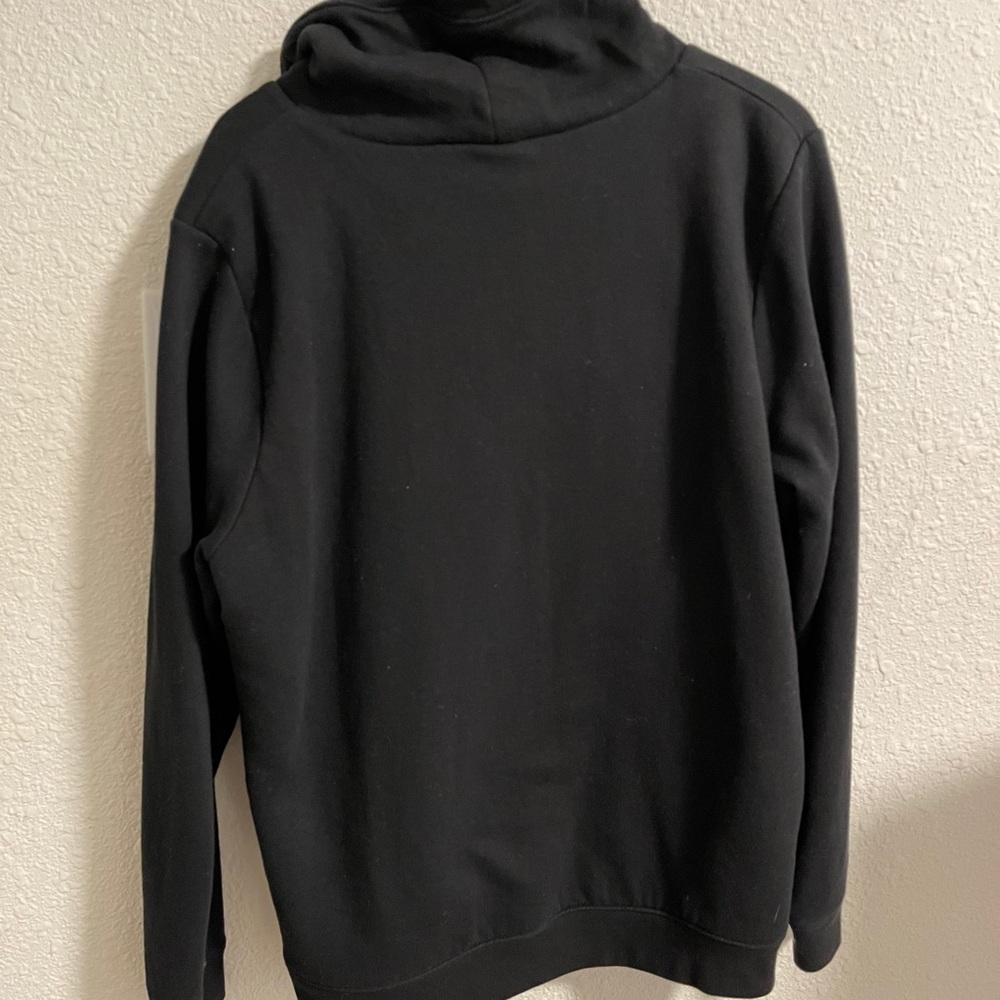 PINK cowl neck Sherpa hoodie
